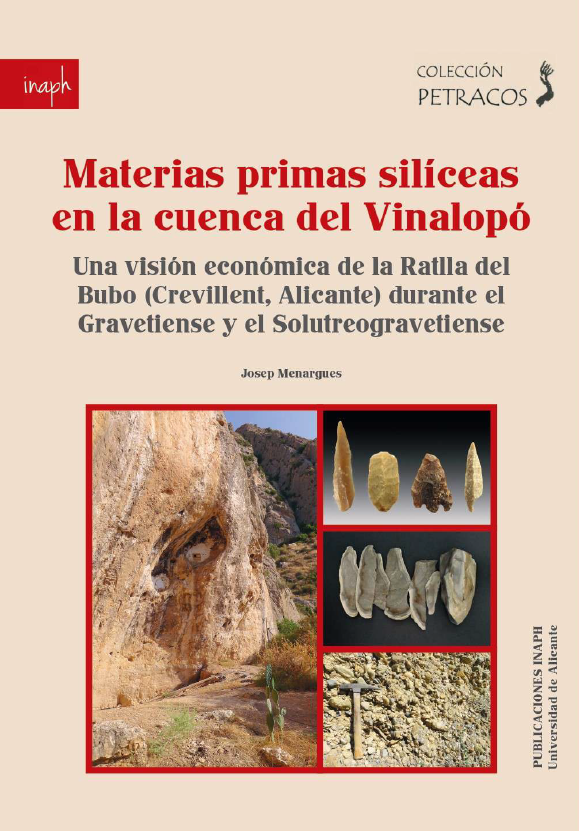 Imagen de portada del libro Materias primas silíceas en la cuenca del Vinalopó