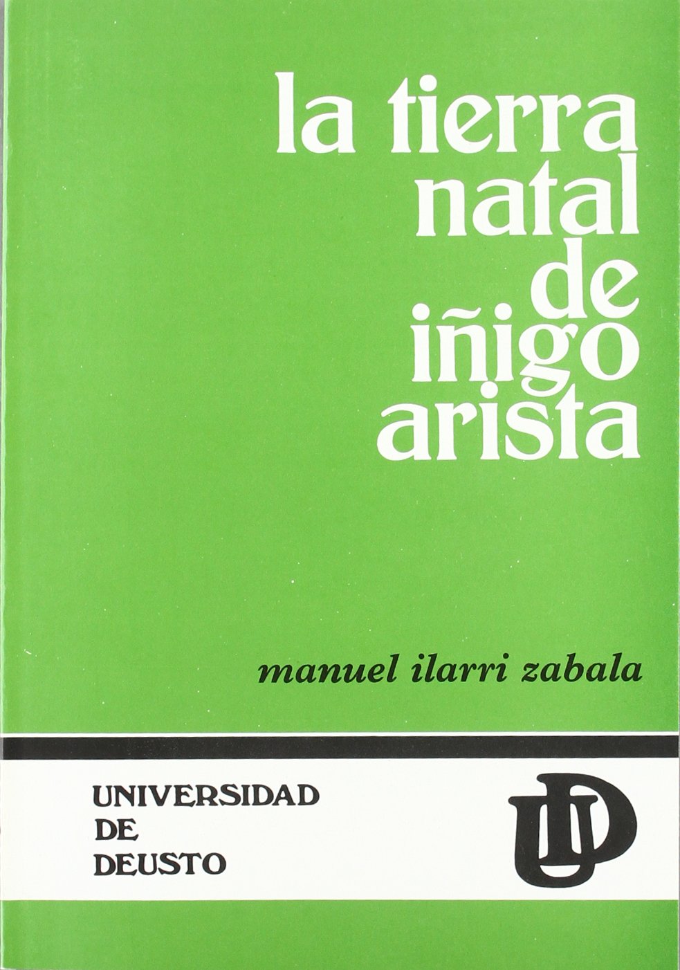 Imagen de portada del libro La tierra natal de Iñigo Arista