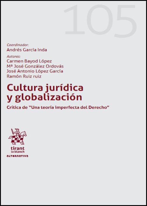 Imagen de portada del libro Cultura jurídica y globalización