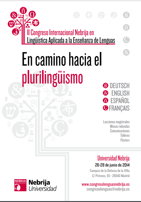Imagen de portada del libro Actas del II Congreso Internacional Nebrija en Lingüística Aplicada a la Enseñanza de Lenguas