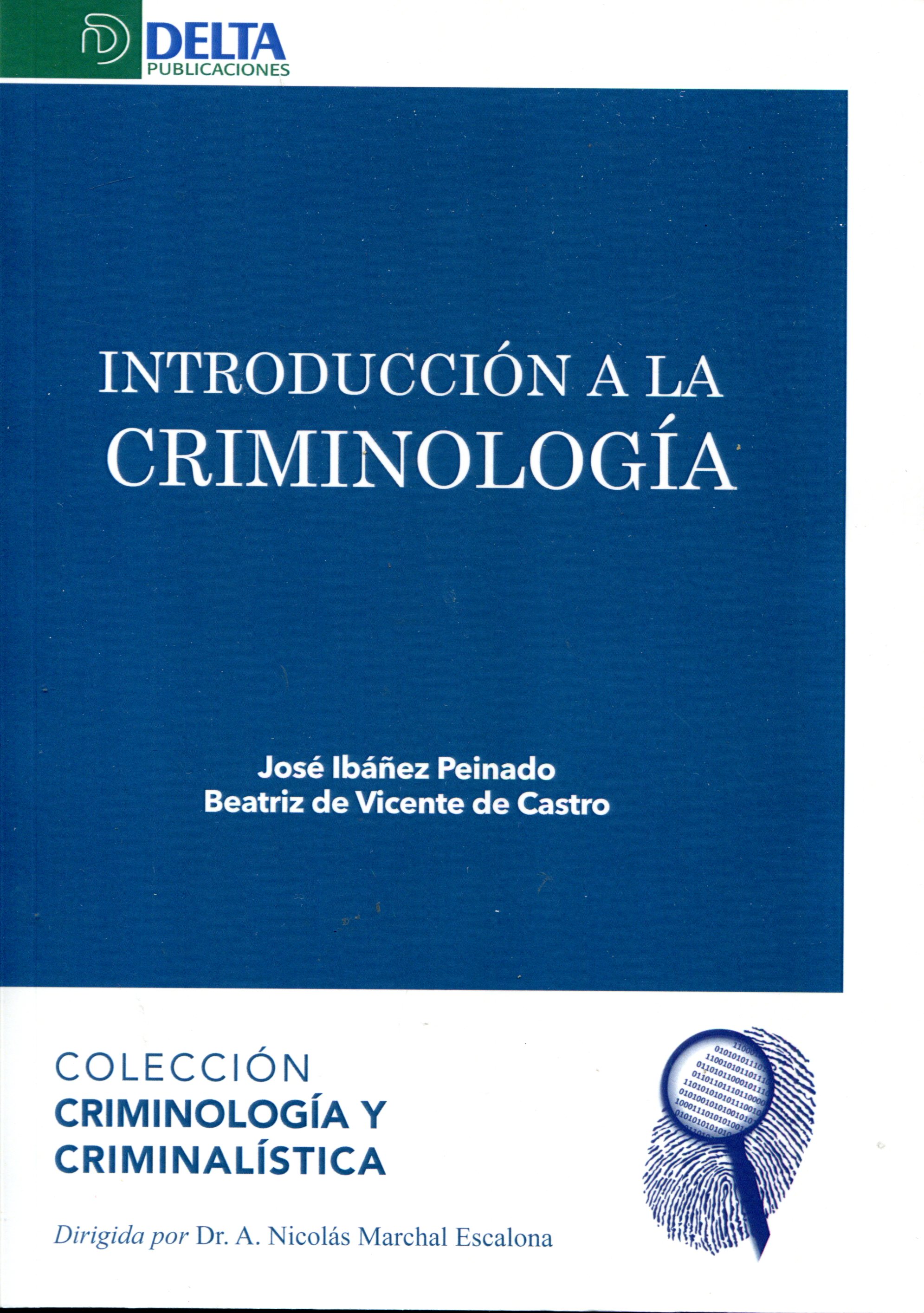 Imagen de portada del libro Introducción a la criminología