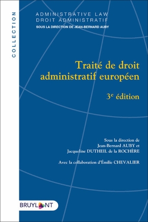 Imagen de portada del libro Traité de droit administratif européen