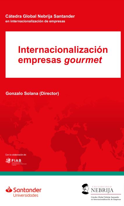 Imagen de portada del libro Internacionalización empresas gourmet