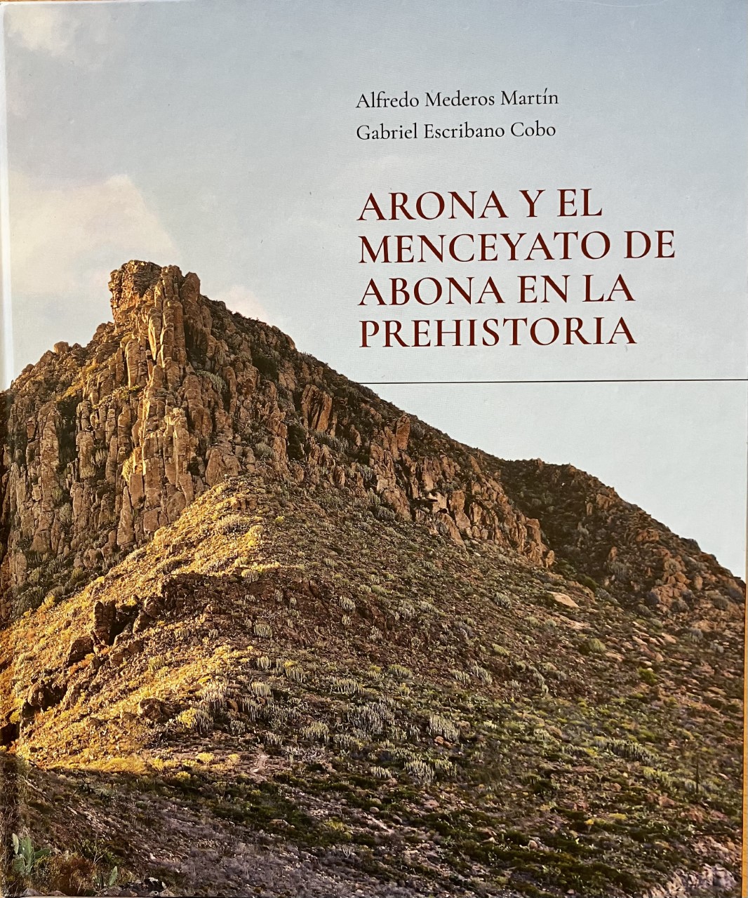 Imagen de portada del libro Arona y el Menceyato de Abona en la prehistoria