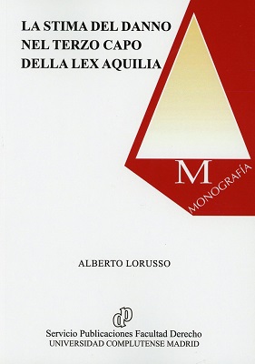 Imagen de portada del libro La stima del danno nel terzo capo della Lex Aquilia