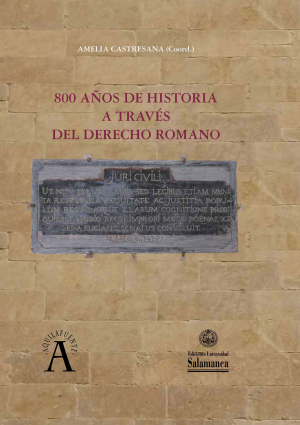 Imagen de portada del libro 800 años de historia a través del derecho romano