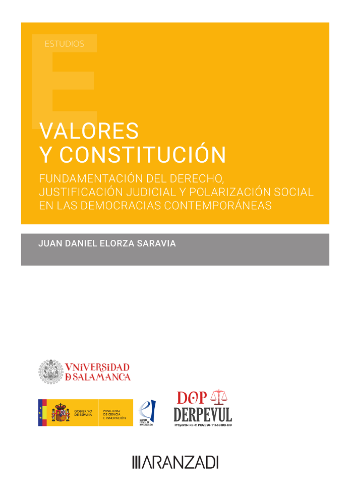 Imagen de portada del libro Valores y constitución