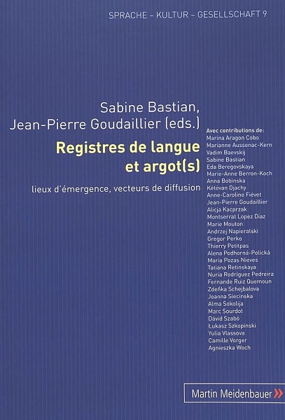 Imagen de portada del libro Registres de langue et argot(s)