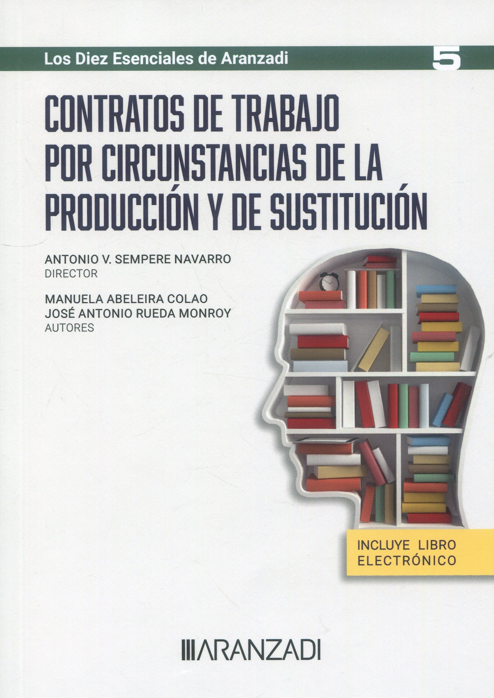 Imagen de portada del libro Contratos de trabajo por circunstancias de la producción y de sustitución