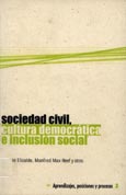 Imagen de portada del libro Sociedad civil, cultura democrática e inclusión social