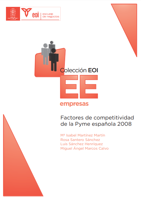 Imagen de portada del libro Factores de competitividad de la pyme española 2008