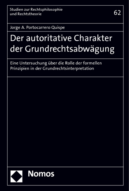 Imagen de portada del libro Der autoritative Charakter der Grundrechtsabwägung