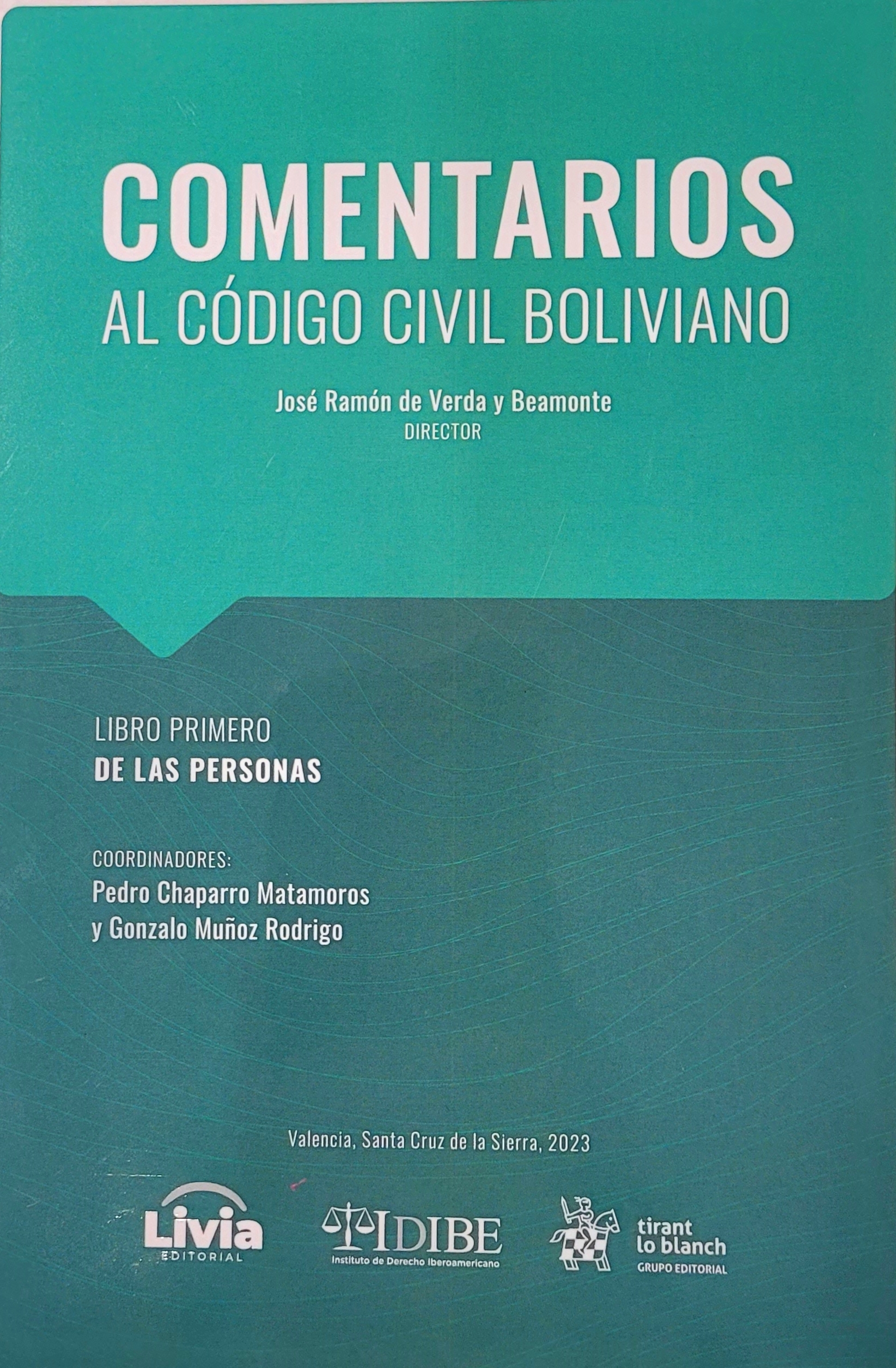 Imagen de portada del libro Comentarios al Código civil boliviano