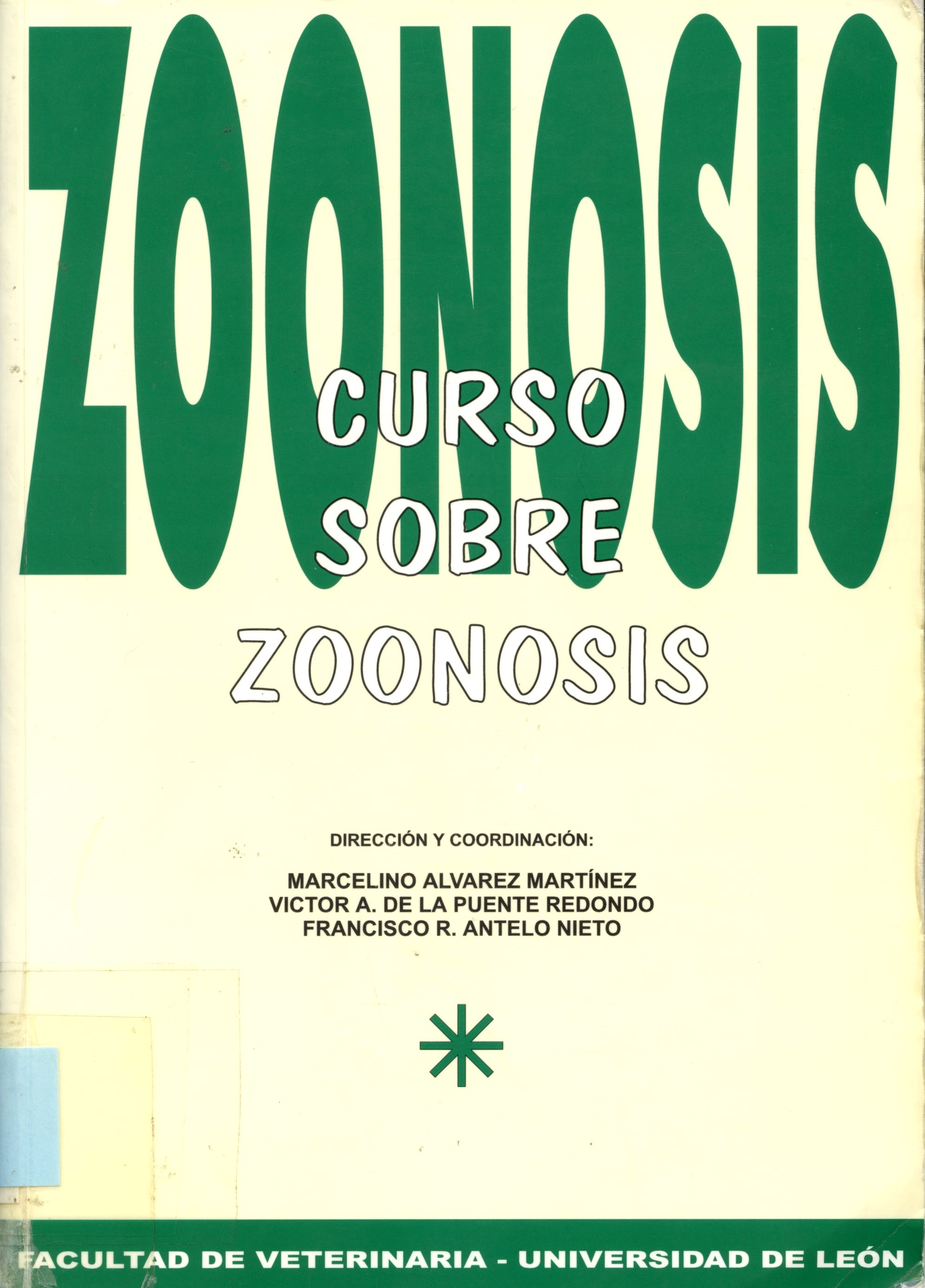 Imagen de portada del libro Curso sobre Zoonosis