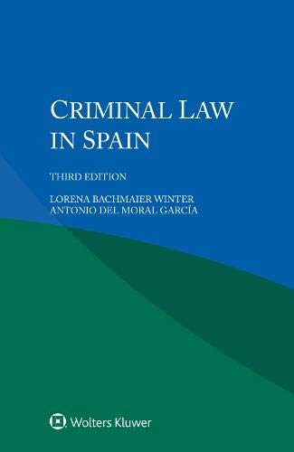 Imagen de portada del libro Criminal Law in Spain