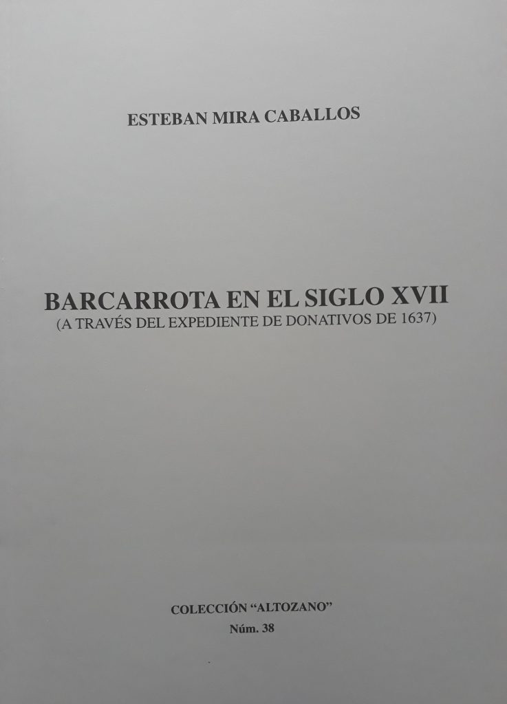 Imagen de portada del libro Barcarrota en el siglo XVII