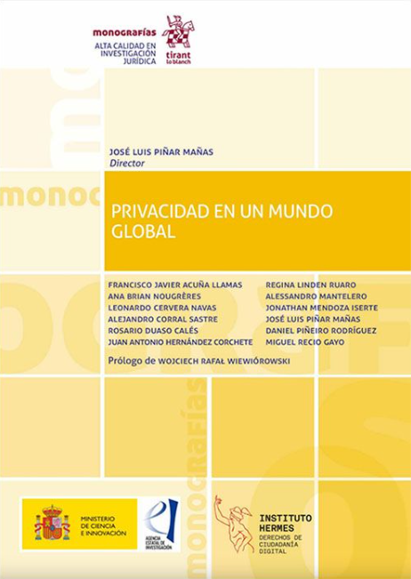 Imagen de portada del libro Privacidad en un mundo global