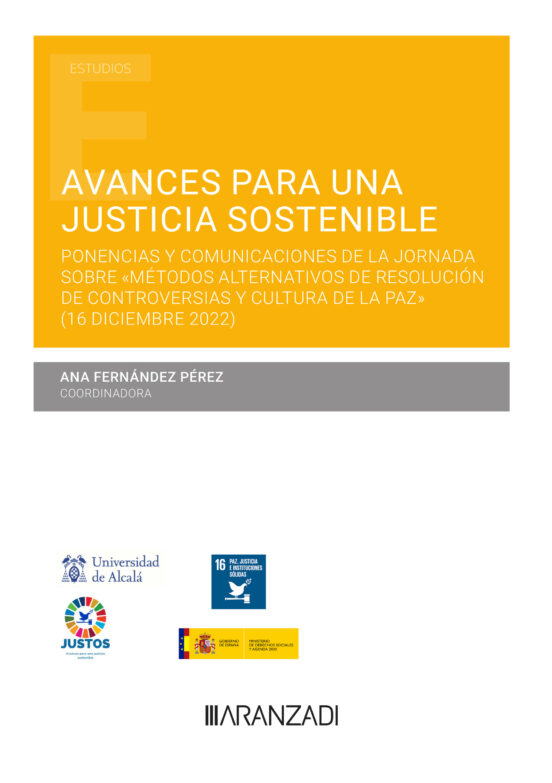 Imagen de portada del libro Avances para una justicia sostenible