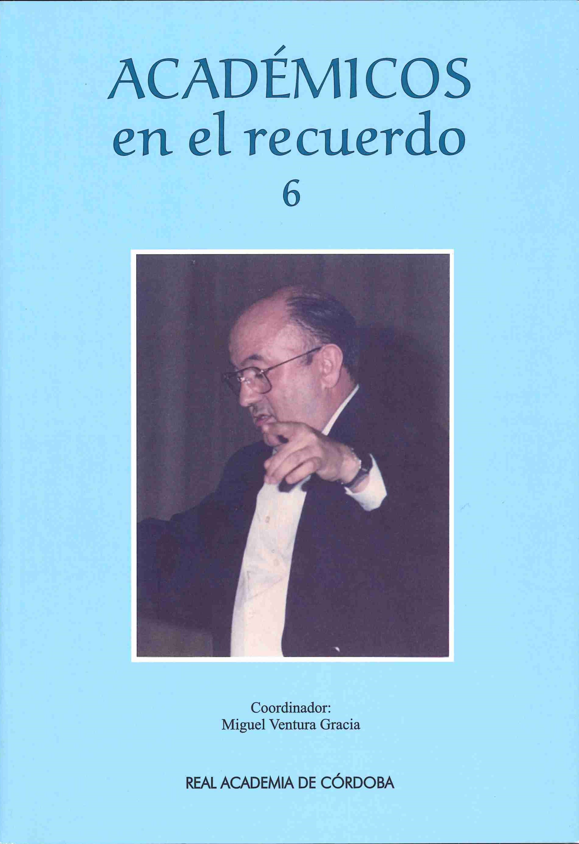 Imagen de portada del libro Académicos en el recuerdo (6)