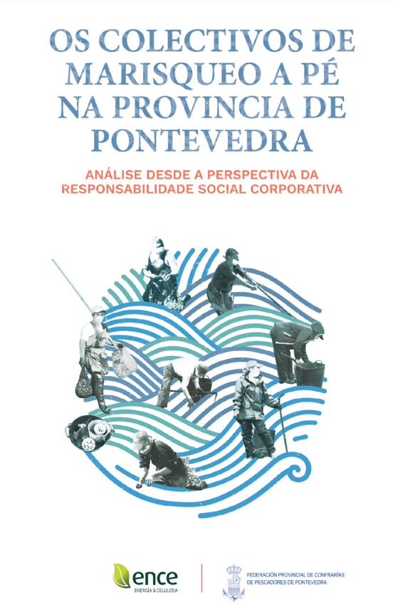 Imagen de portada del libro Os colectivos de marisqueo a pé na provincia de Pontevedra