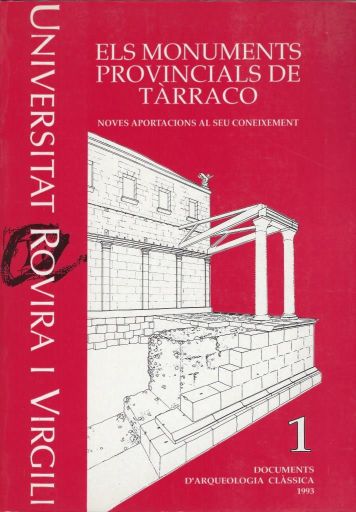 Imagen de portada del libro Els monuments provincials de Tàrraco