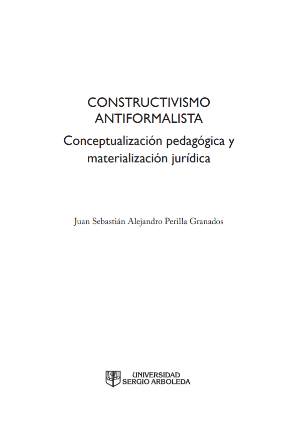 Imagen de portada del libro Constructivismo antiformalista