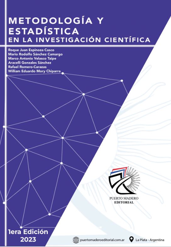 Imagen de portada del libro Metodología y estadística en la investigación científica