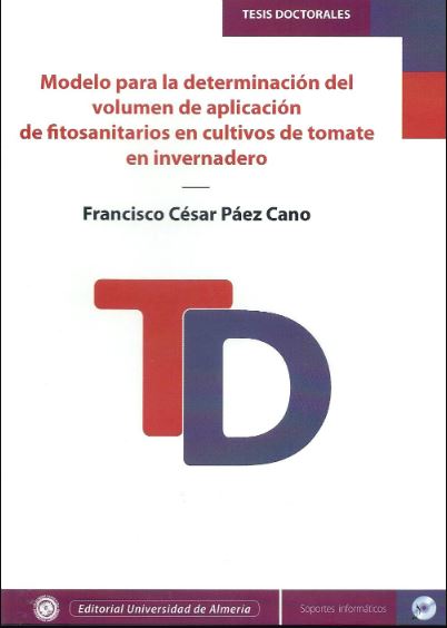 Imagen de portada del libro Modelo para la determinación del volumen de aplicación de fitosanitarios en cultivos de tomate en invernadero