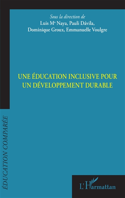 Imagen de portada del libro Une éducation inclusive pour un développement durable