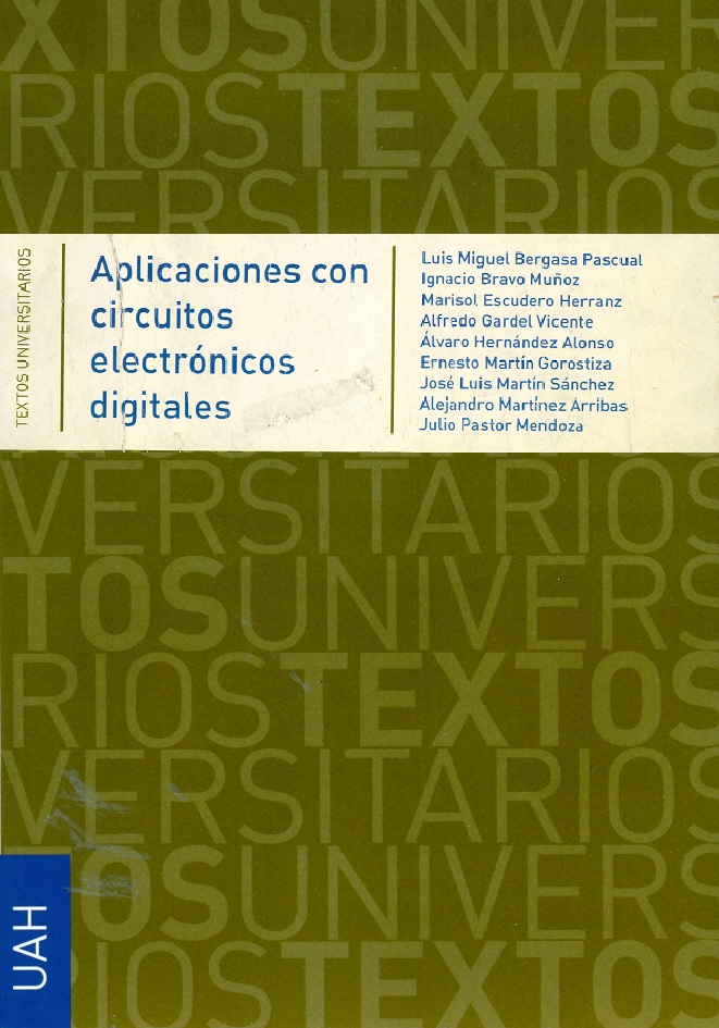 Imagen de portada del libro Aplicaciones con circuitos electrónicos digitales