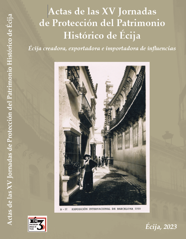 Imagen de portada del libro Actas de las XV Jornadas de Protección del Patrimonio Histórico de Écija