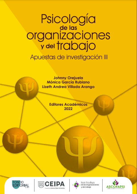 Imagen de portada del libro Psicología de las organizaciones y del trabajo: Apuesta de investigación III