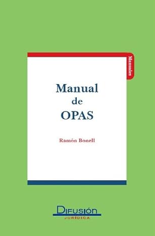 Imagen de portada del libro Manual de OPAS