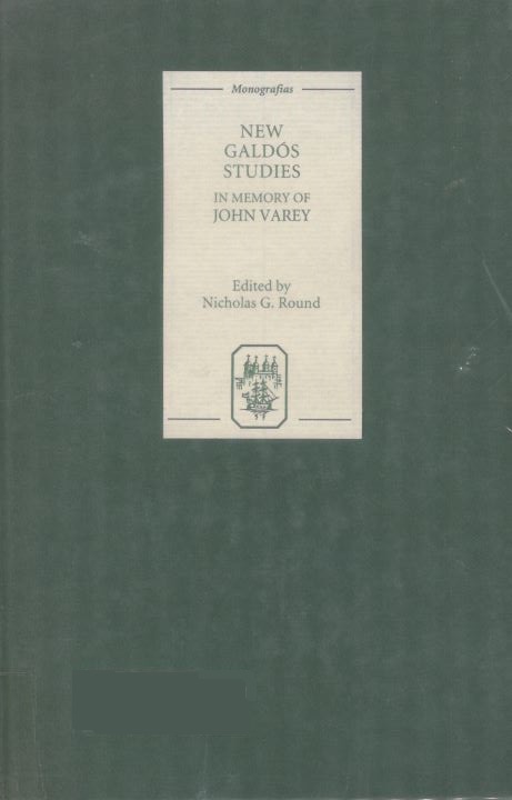 Imagen de portada del libro New Galdós studies