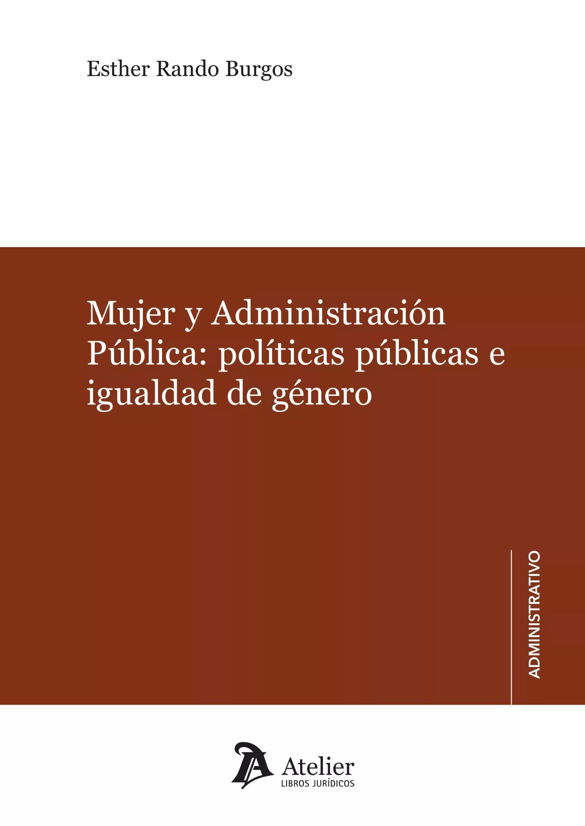 Imagen de portada del libro Mujer y administración pública