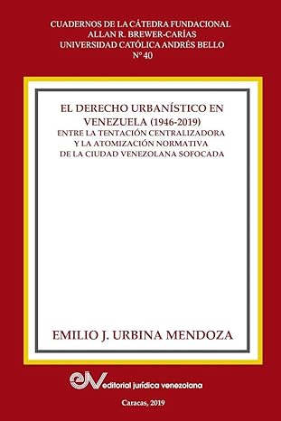 Imagen de portada del libro El Derecho Urbanístico en Venezuela (1946-2019)