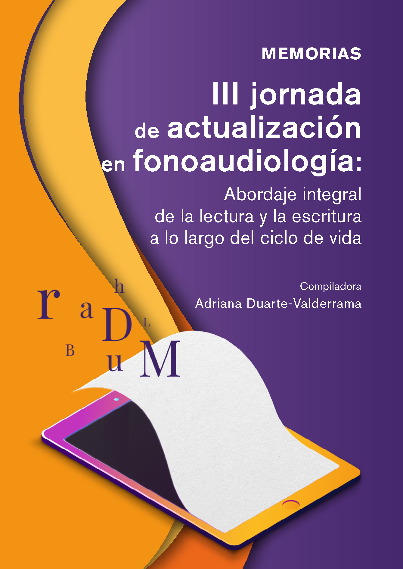 Imagen de portada del libro Memorias III jornada de actualización en fonoaudiología