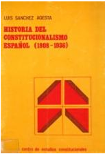 Imagen de portada del libro Historia del constitucionalismo español (1808-1936).