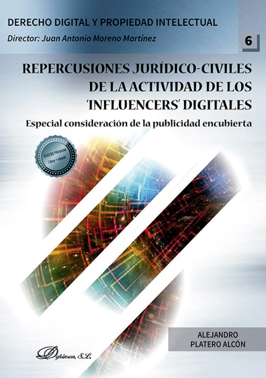 Imagen de portada del libro Repercusiones jurídico-civiles de la actividad de los "influencers" digitales