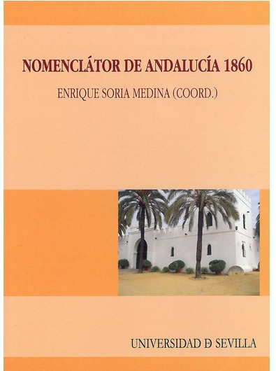 Imagen de portada del libro Nomenclátor de Andalucía 1860