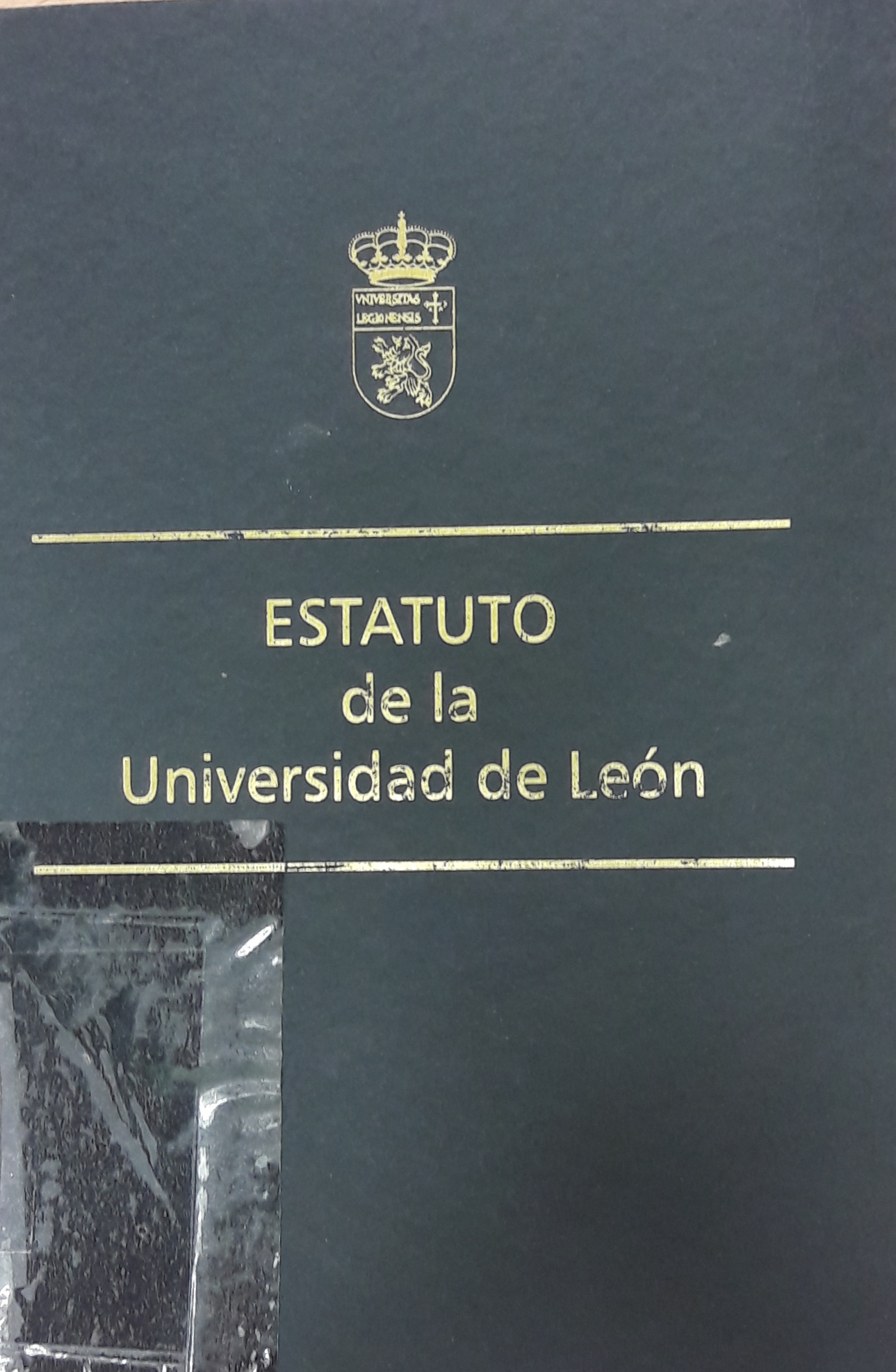 Imagen de portada del libro Estatuto de la Universidad de León