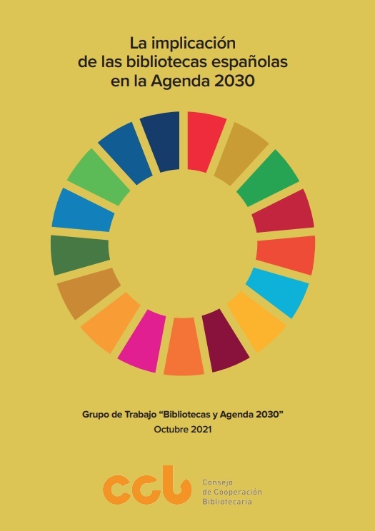 Imagen de portada del libro La implicación de las bibliotecas españolas en la Agenda 2030