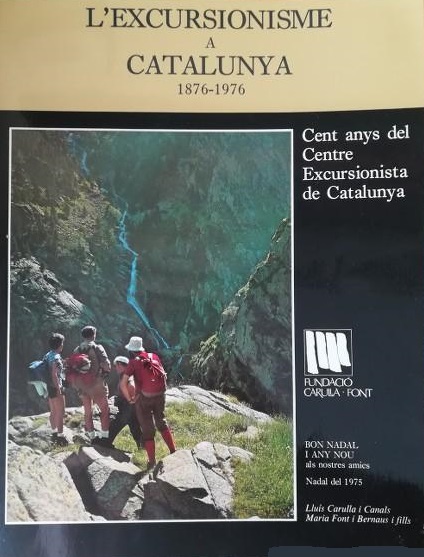 Imagen de portada del libro L'excursionisme a Catalunya 1876-1976