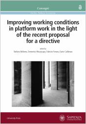 Imagen de portada del libro Improving working conditions in platform work in the light of the recent proposal for a directive
