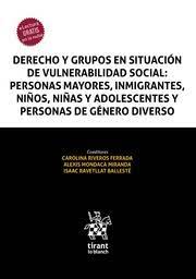 Imagen de portada del libro Derecho y grupos en situación de vulnerabilidad social