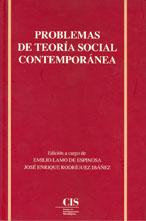 Imagen de portada del libro Problemas de teoría social contemporánea