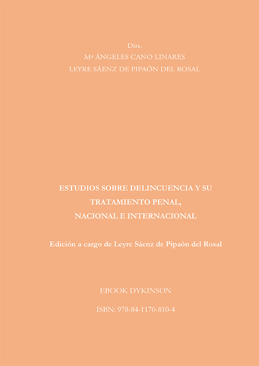 Imagen de portada del libro Estudios sobre delincuencia y su tratamiento penal, nacional e internacional