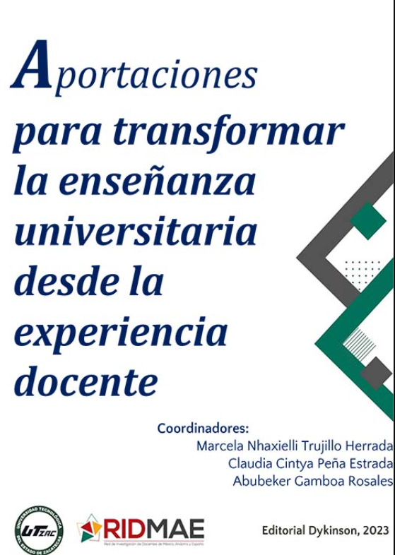 Imagen de portada del libro Aportaciones para transformar la enseñanza universitaria desde la experiencia docente