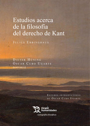 Imagen de portada del libro Estudios acerca de la filosofía del derecho de Kant