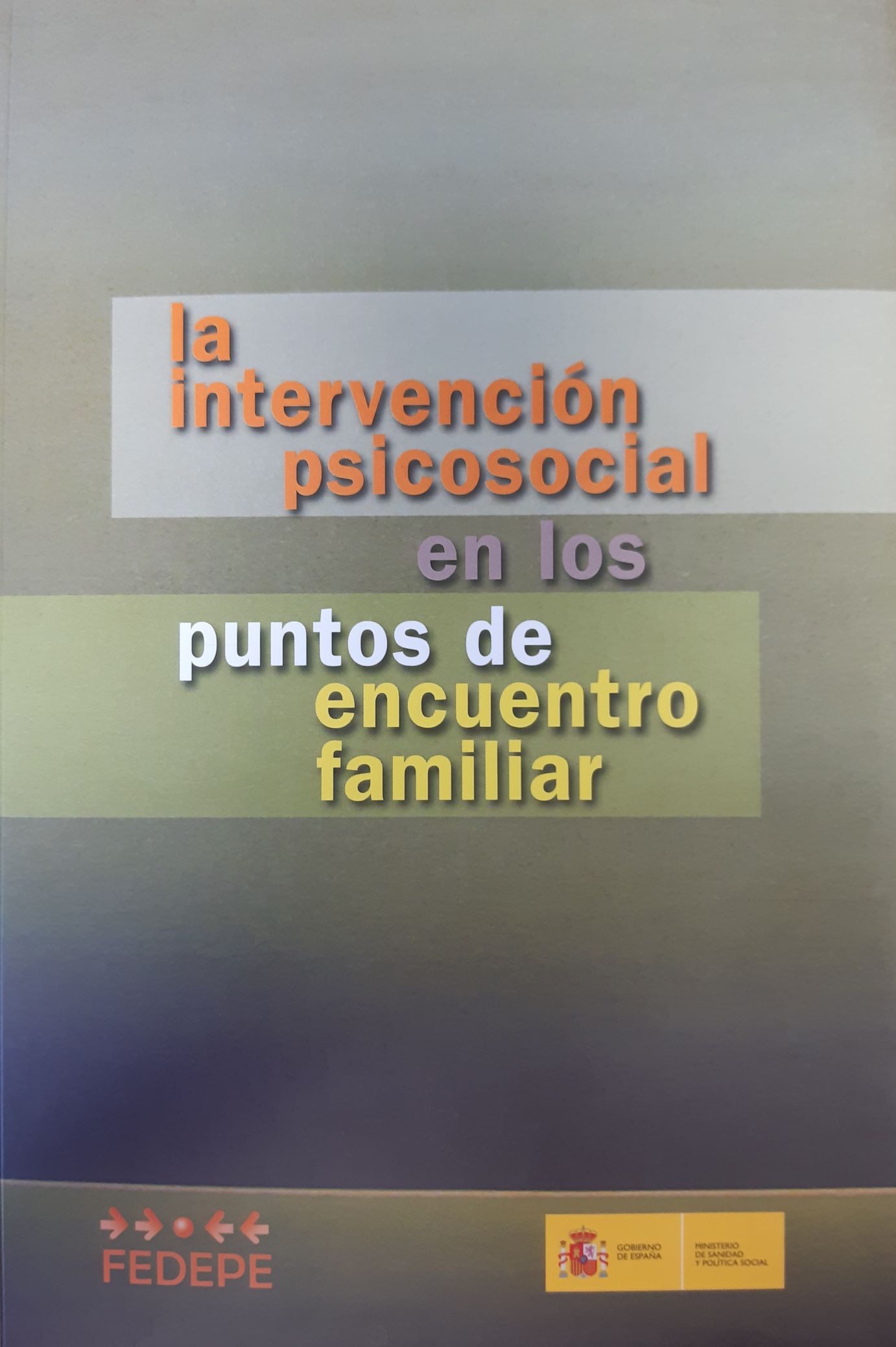 Imagen de portada del libro La intervención psicosocial en los puntos de encuentro familiar